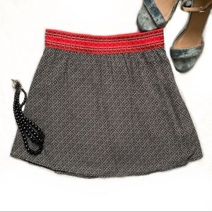 Francesca’s Alya Flouncy Neon Skirt Large